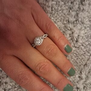 The Leo First Light Diamond 14k Gold Engagement Ring 7/8 CT